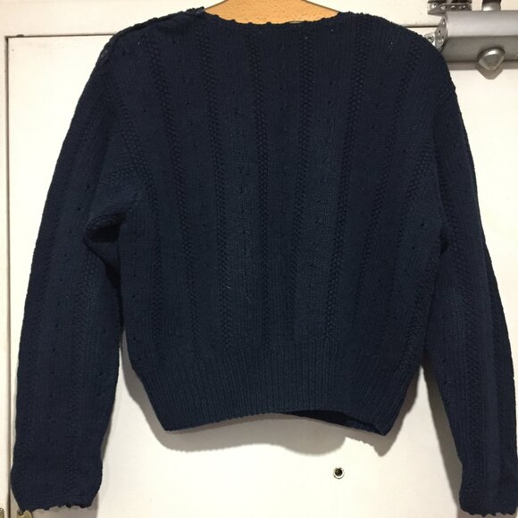 VINTAGE LIZ CLAIBORNE COLLECTION KNITTED BY HAND SWEATERS SIZE M - Picture 4 of 10